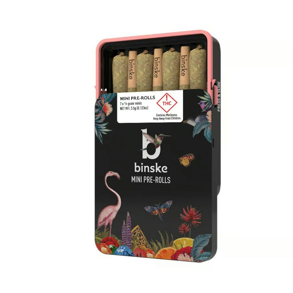 Photograph of product: Binske Chrome Berry (H) Pre-Roll Multi Pack 0.5g 7pk