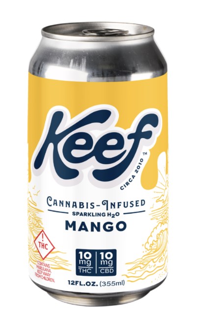 Photograph of product: Mango Sparkling Water 1:1 CBD