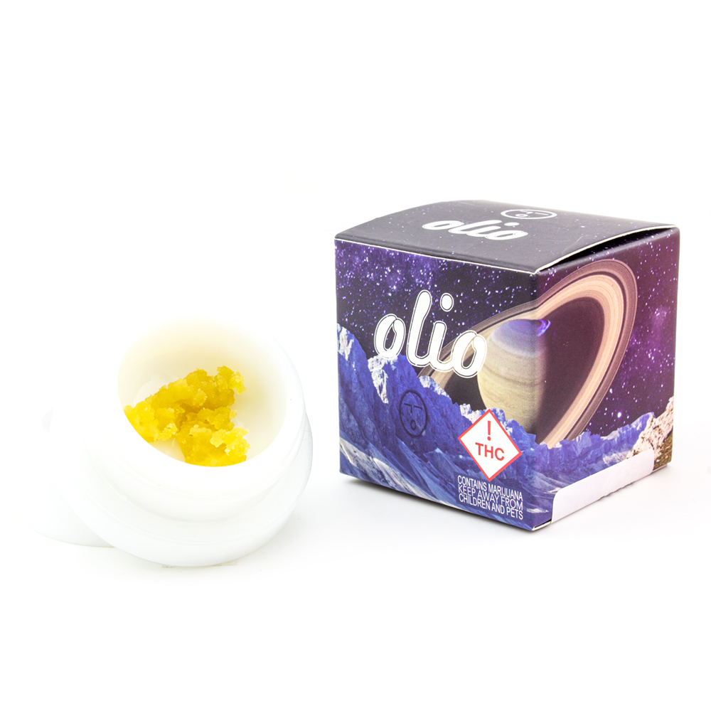 Photograph of product: Olio - 1g Live Resin Dry Sugar - - Trog Mints
