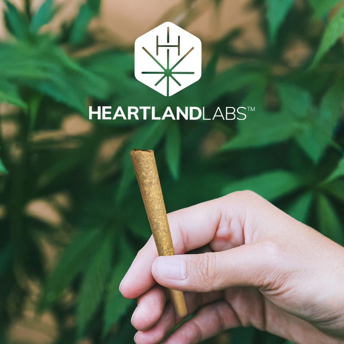 Photograph of product: Heartland | .5g Infused Pre-Roll | Super Glue