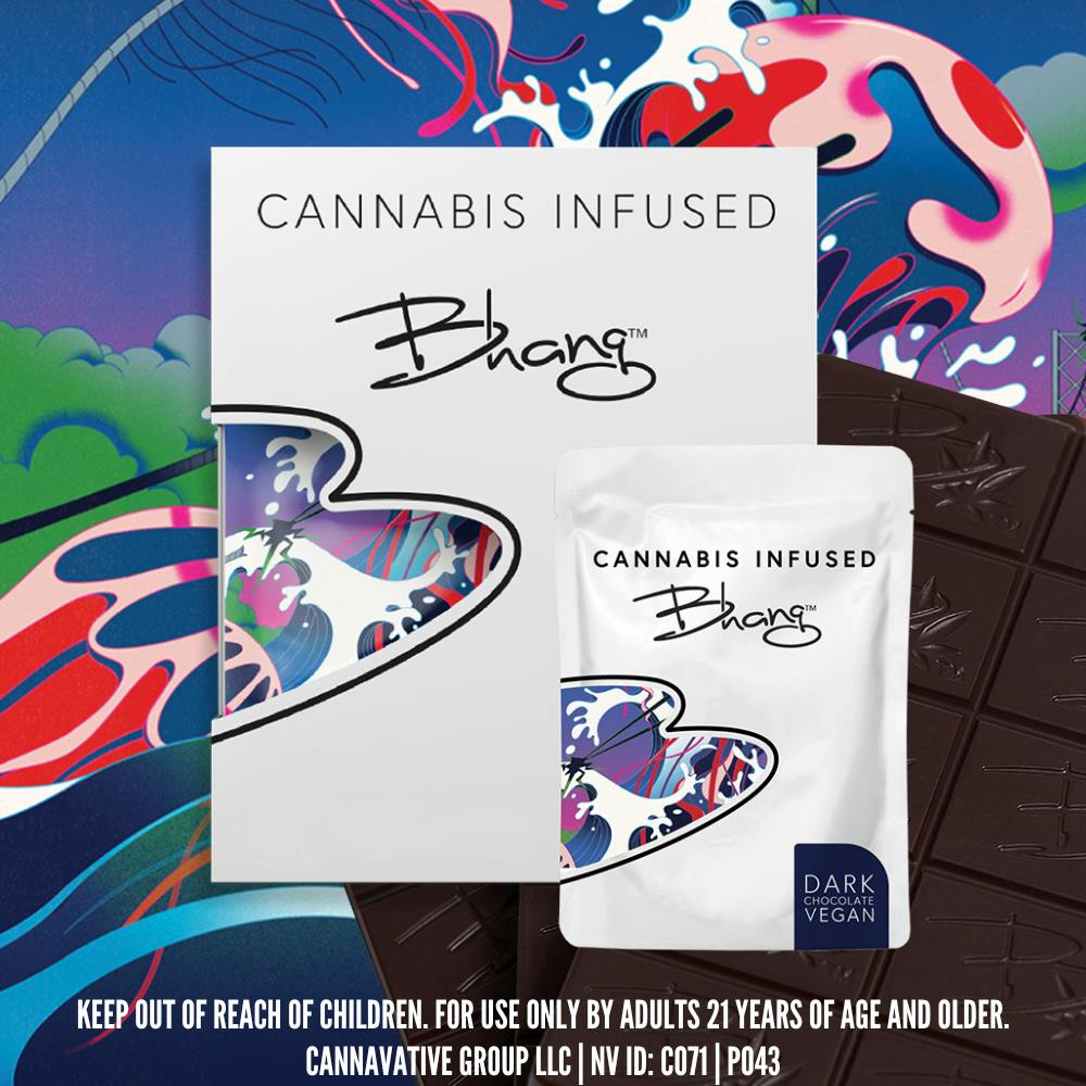 Photograph of product: Edible MEDICAL ONLY Bhang Chocolate Dark - 500mg - CVG - CannaVative Group