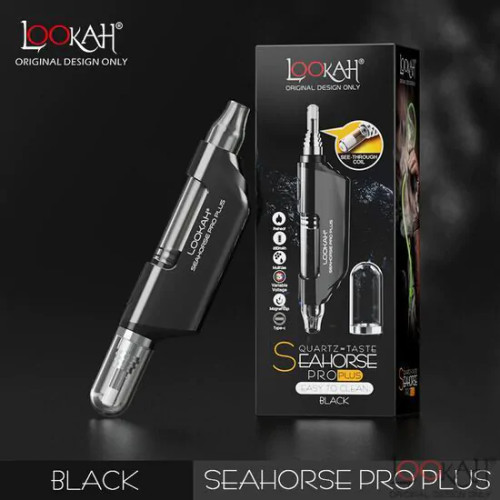 Photograph of product: Lookah | Seahorse Pro Plus Electric Concentrate Vaporizer | Black