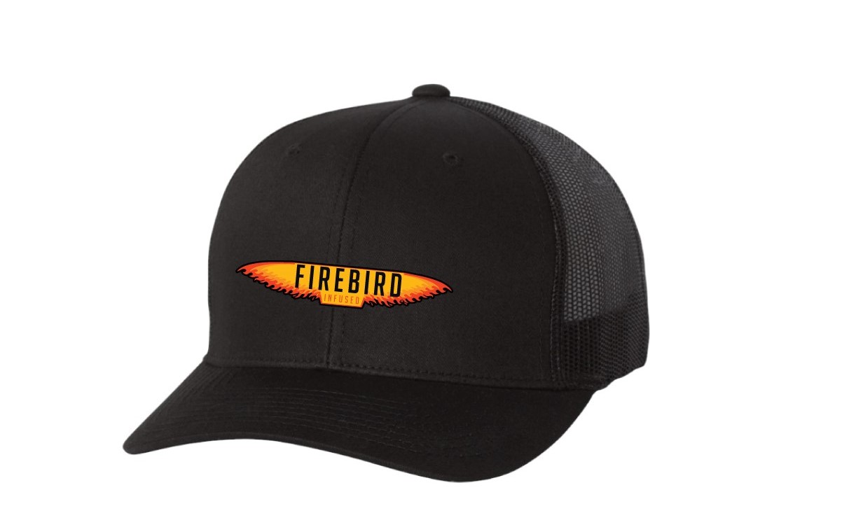 Photograph of product: Firebird Trucker Hat - Black