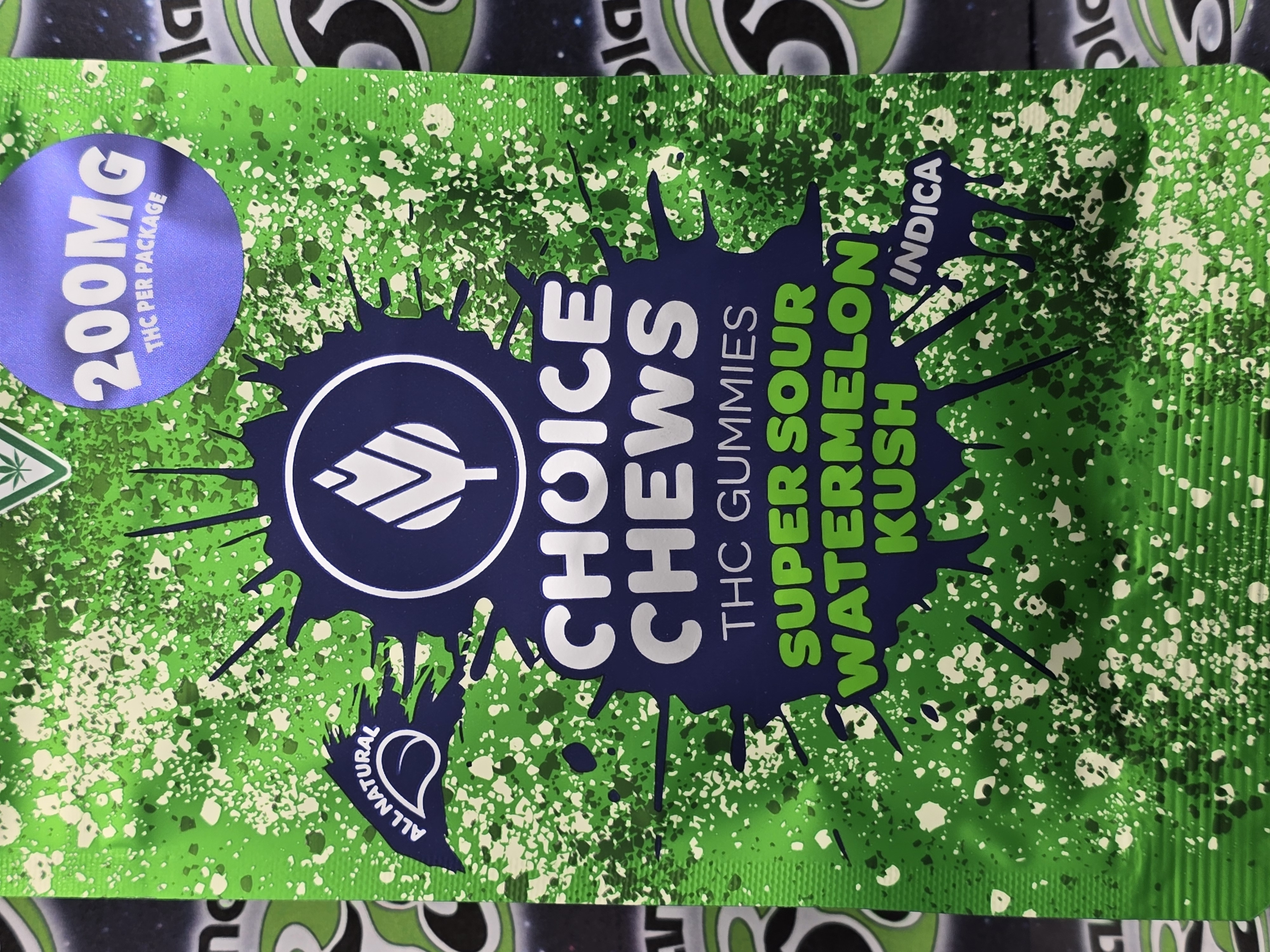 Photograph of product: Choice | Super Sour Watermelon Kush | 200mg