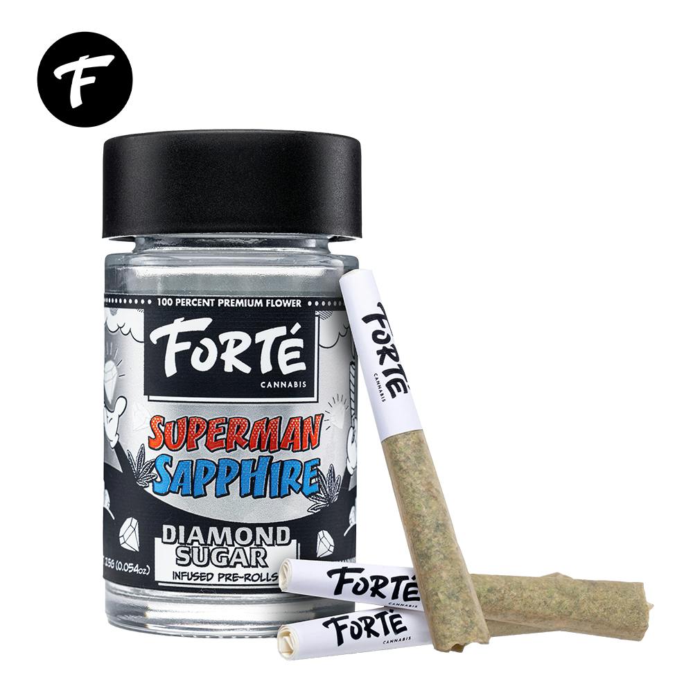 Photograph of product: Superman Sapphire | Diamond Sugar 5 Pack