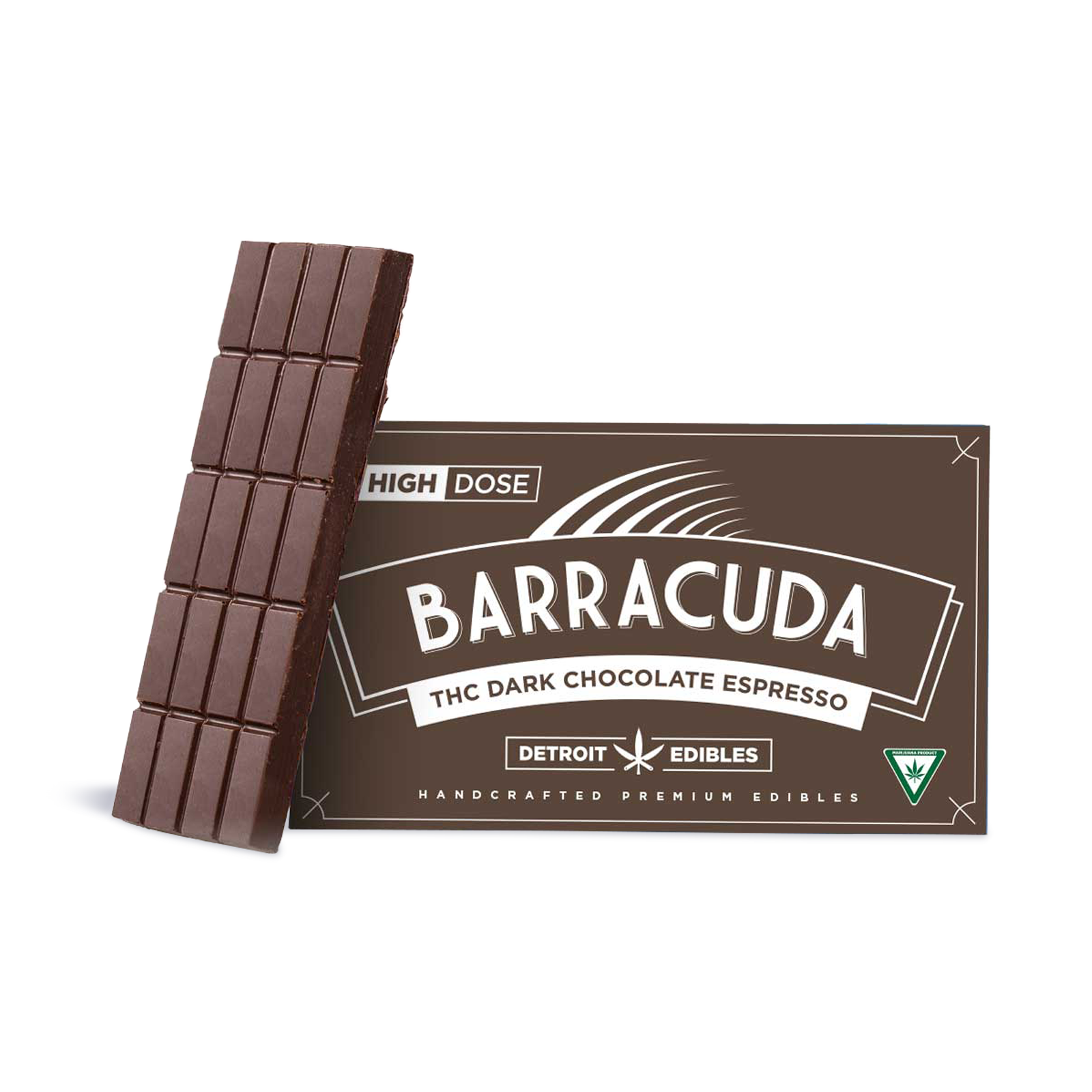 Photograph of Product: Dark Chocolate Espresso Barracuda Bar | 200mg