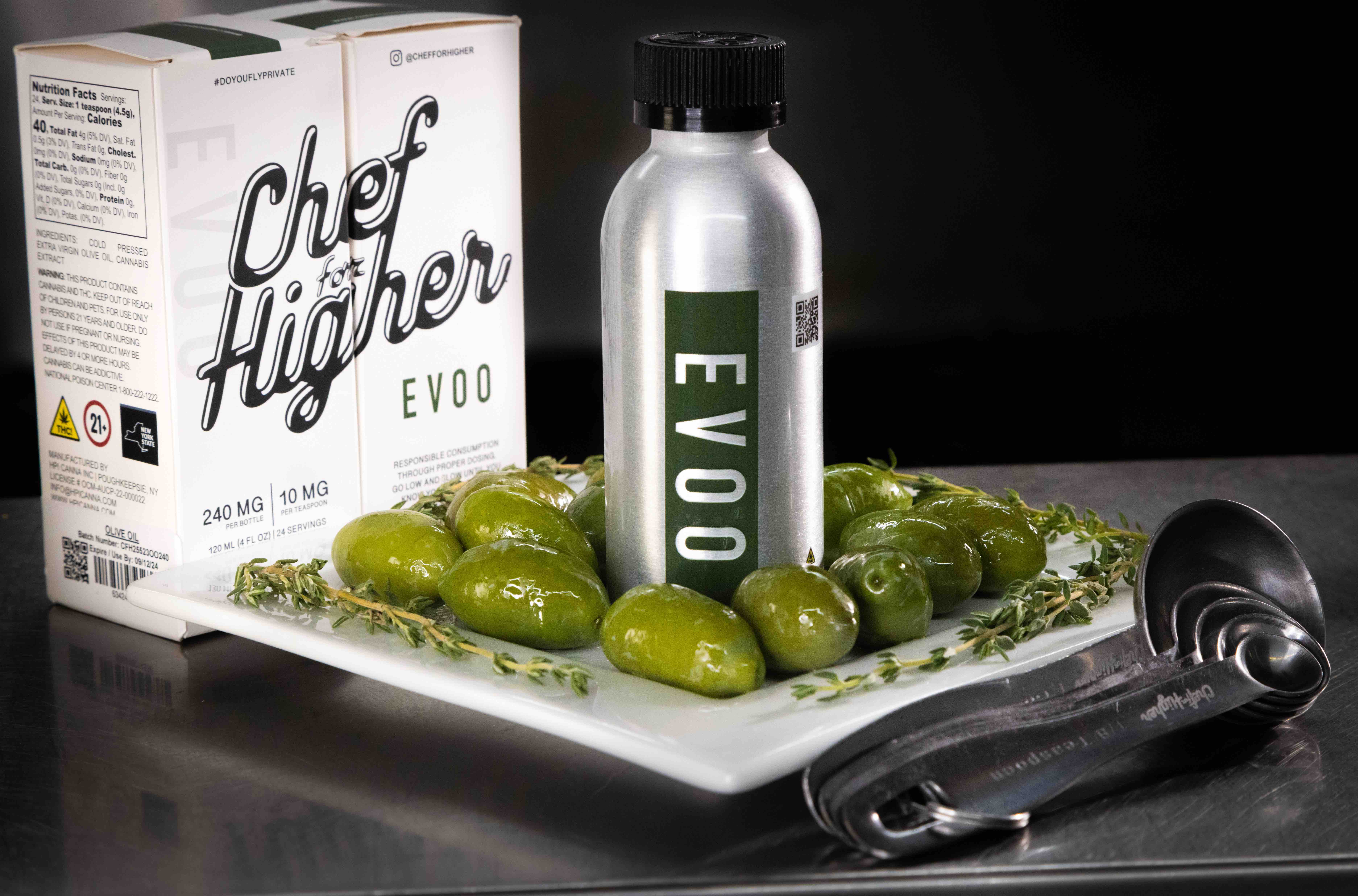 Photograph of Product: Chef For Higher EVOO - 240 MG