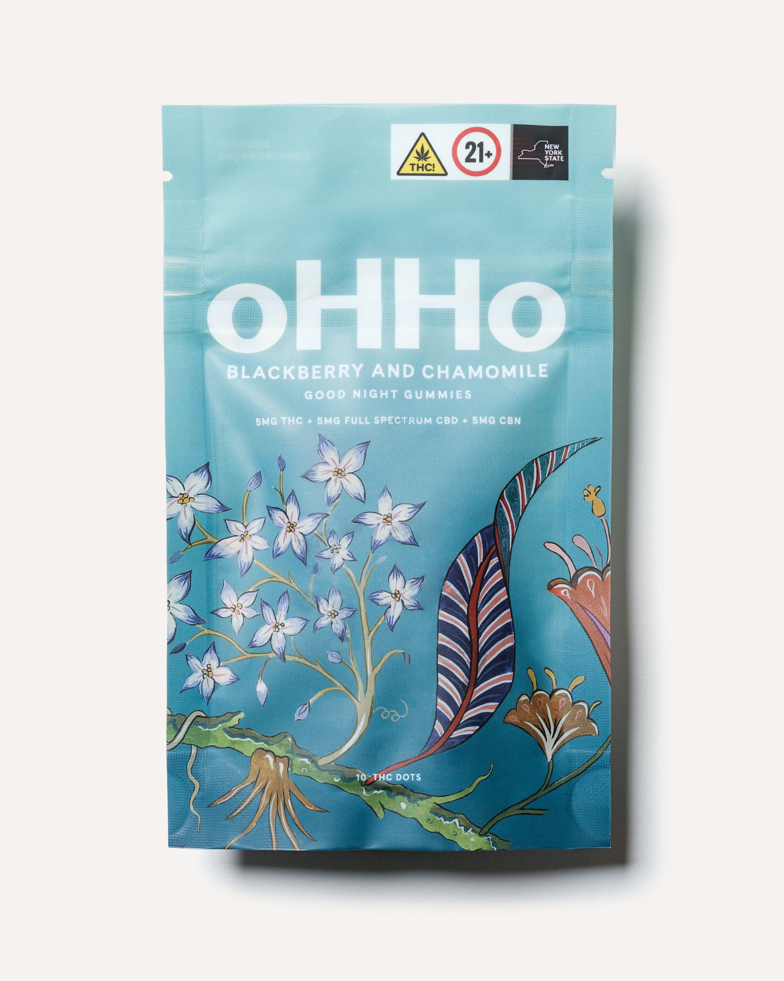 Photograph of product: oHHo | Good Night Dots | Oui'd | Edible | 10 Pk