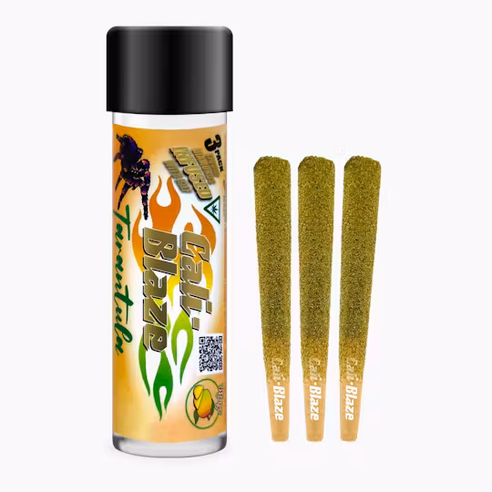 Photograph of product: Cali-Blaze | Mango Infused Pre-Roll | 3 Pack
