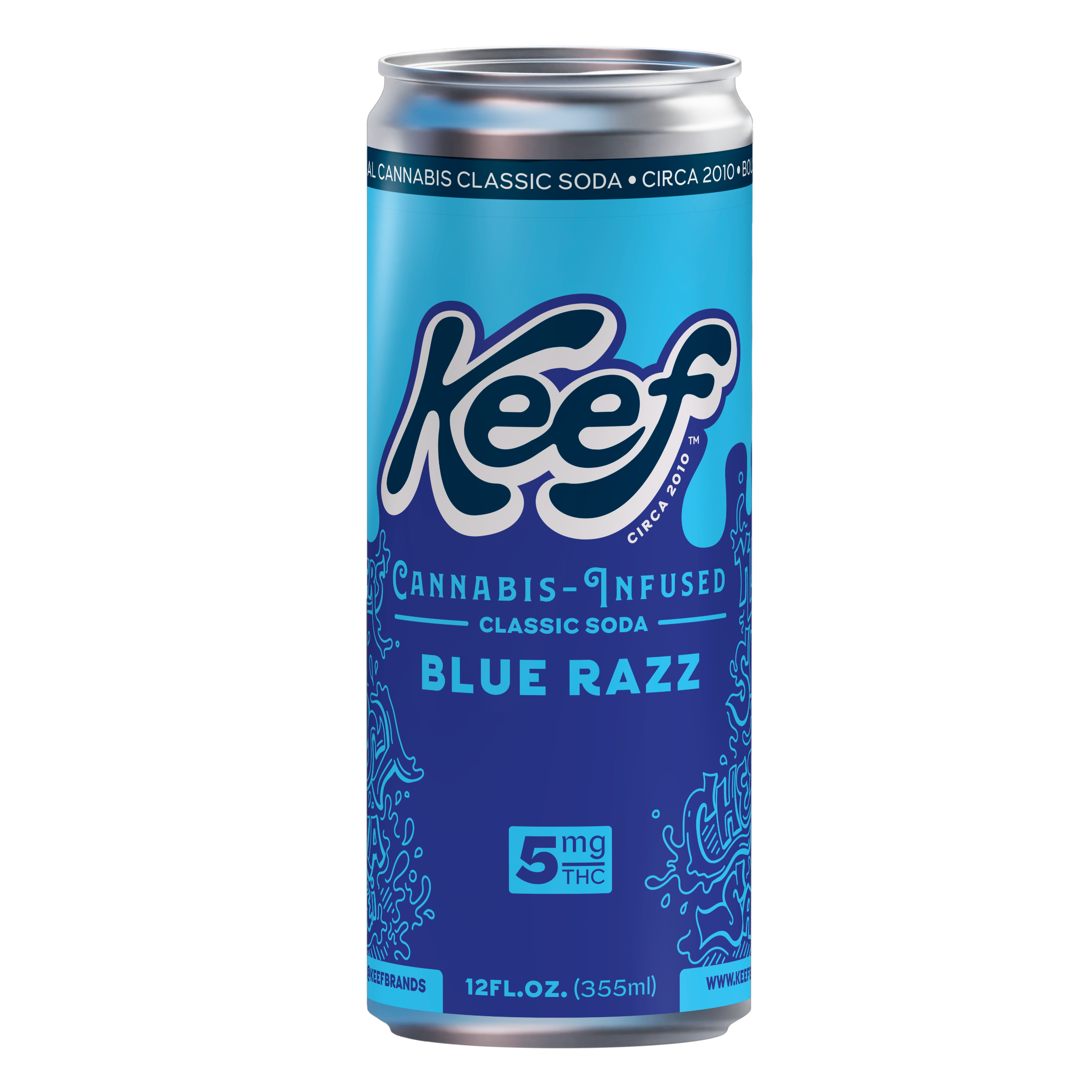 Photograph of Product: Keef Classic Soda Blue Razz | 5mg