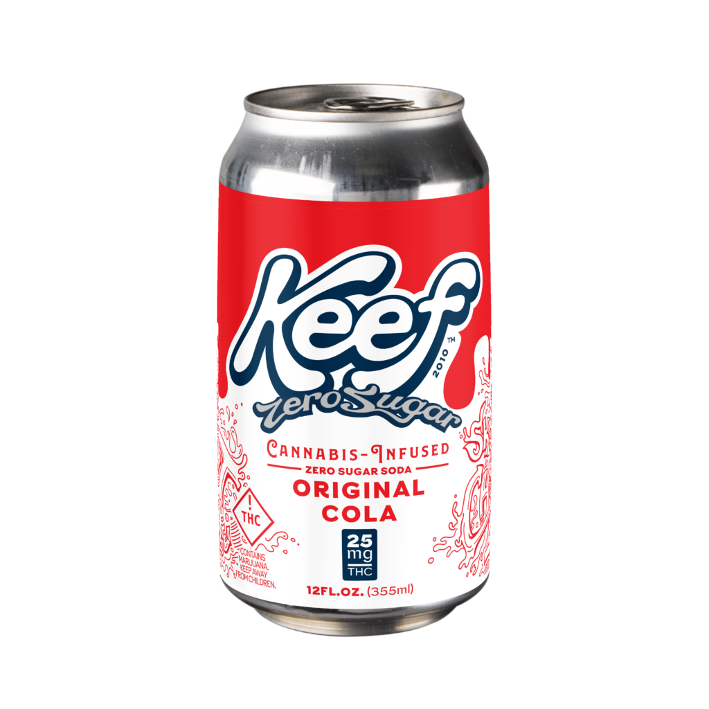 Photograph of product: Zero Sugar Cola | Keef | 5mg Soda