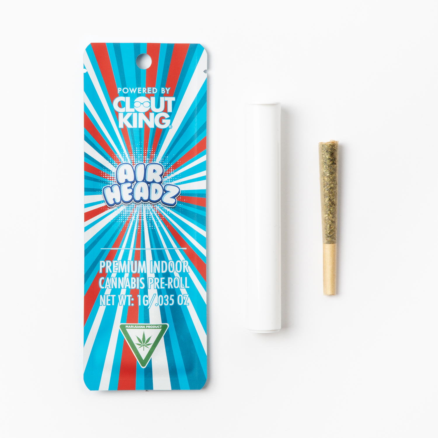 Photograph of product: Clout King | Airheadz 3.0 | Preroll - Single (1 Gram)