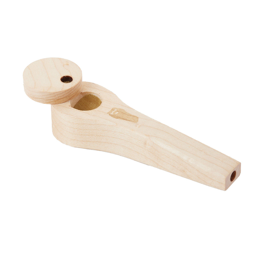Photograph of product: Bearded | Exotic Pipe With Lid | Birdseye Maple
