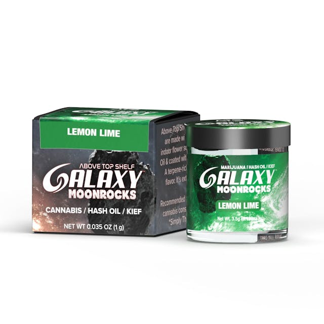 Photograph of product: Lemon Lime | 3.5G Moonrock