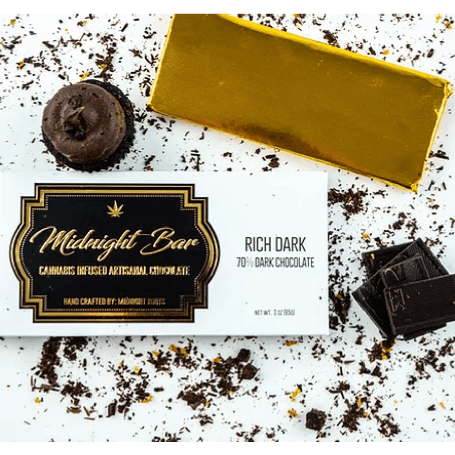Photograph of Product: Midnight Bar- Rich Dark Chocolate -200mg