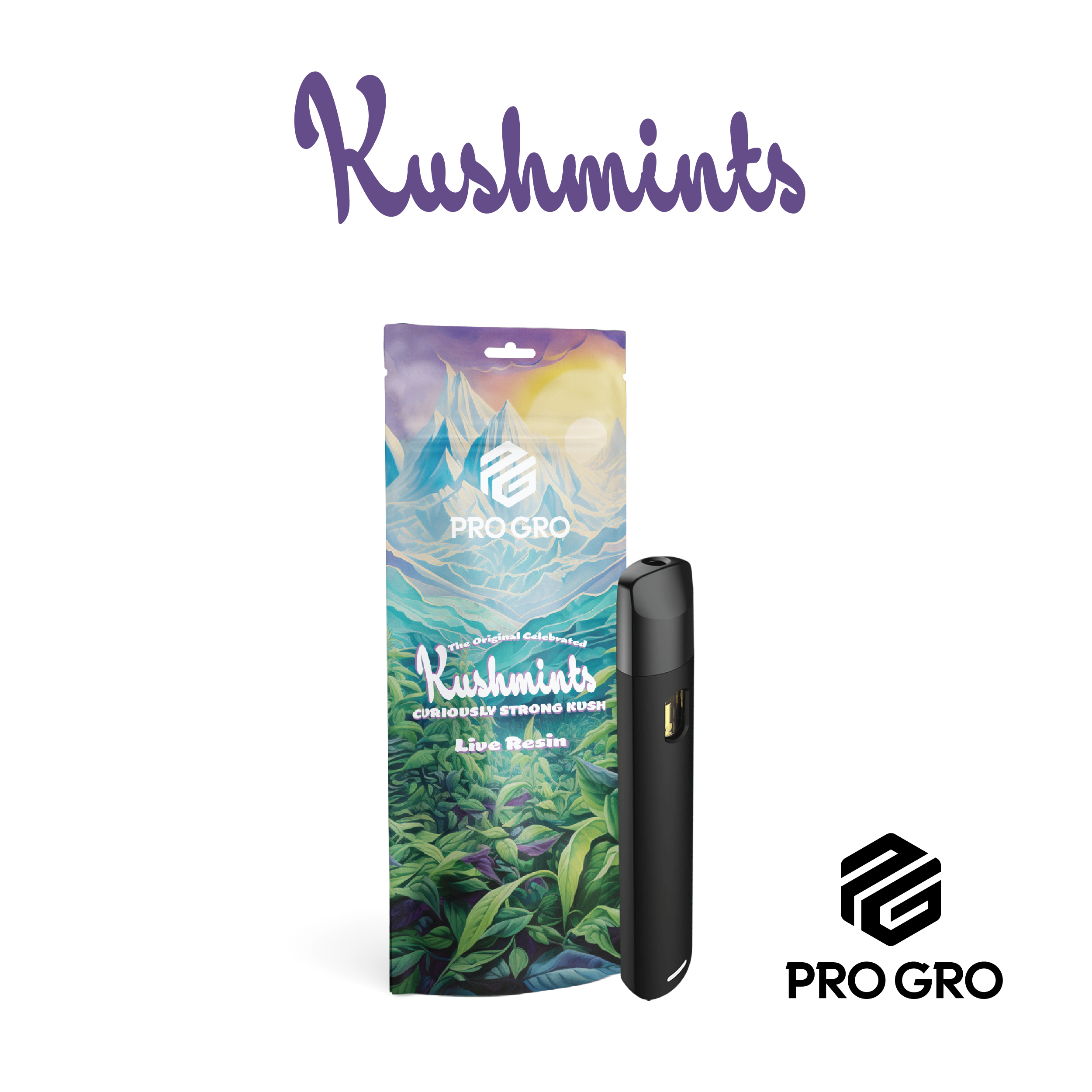 Photograph of product: Kush Mints Live Resin Disposable | 1g