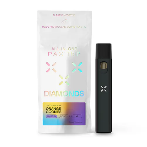 Photograph of product: Orange Cookies Liquid Diamonds | All-In-One Pen | 1g