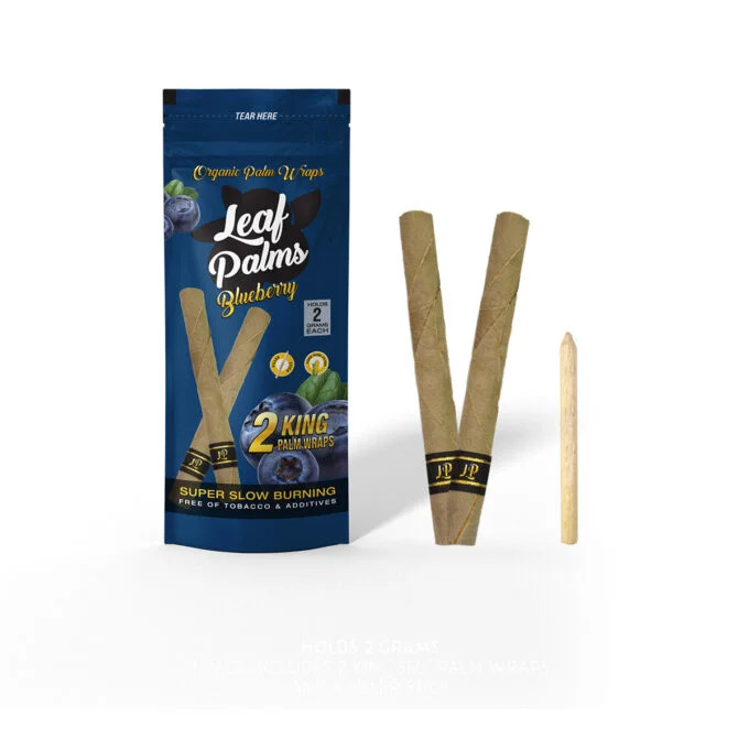 Photograph of product: BLUEBERRY KING ORGANIC PALM WRAPS