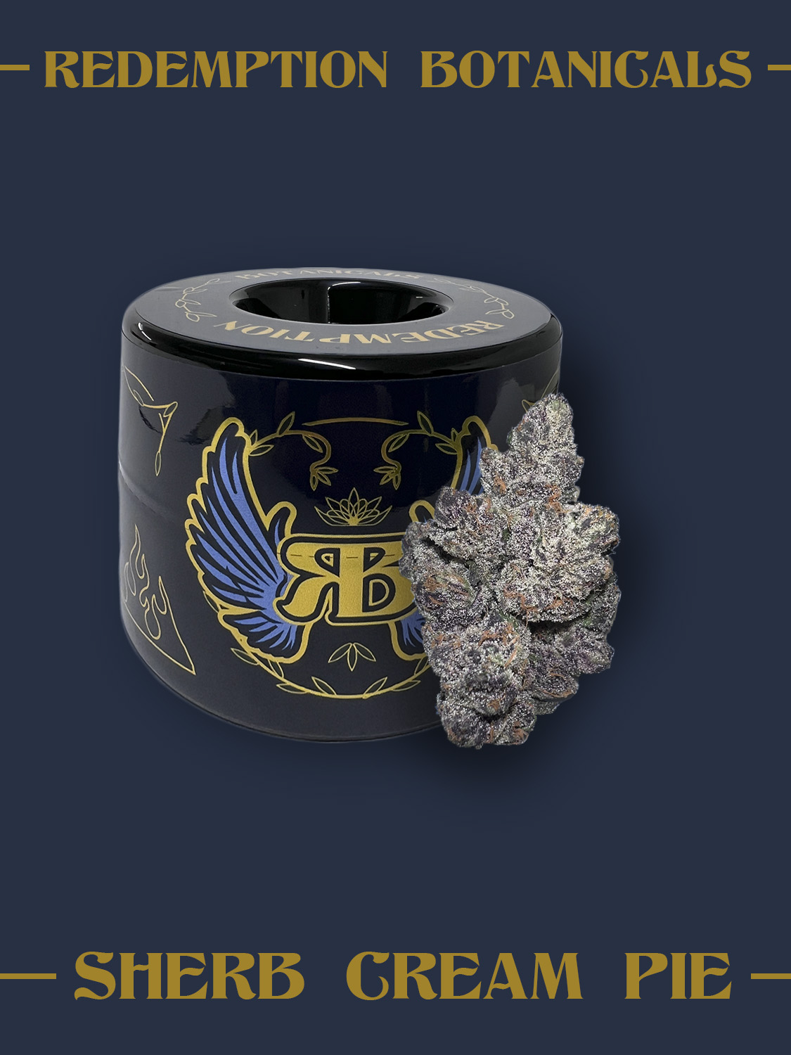 Photograph of product: SHERB CREAM PIE 3.5G FLOWER