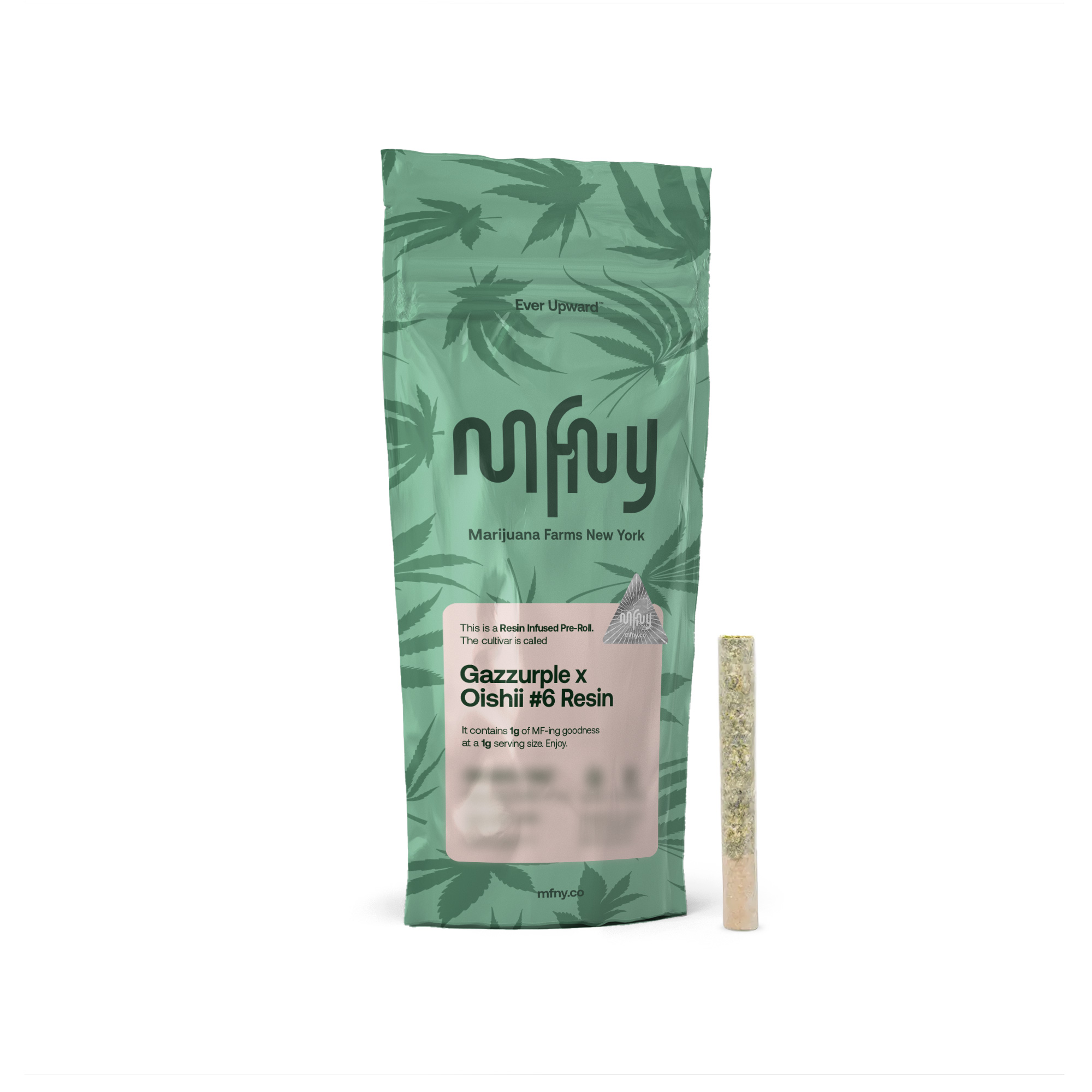 Photograph of product: Gazzurple x Oishii 6 Live Resin | Infused Pre-Roll