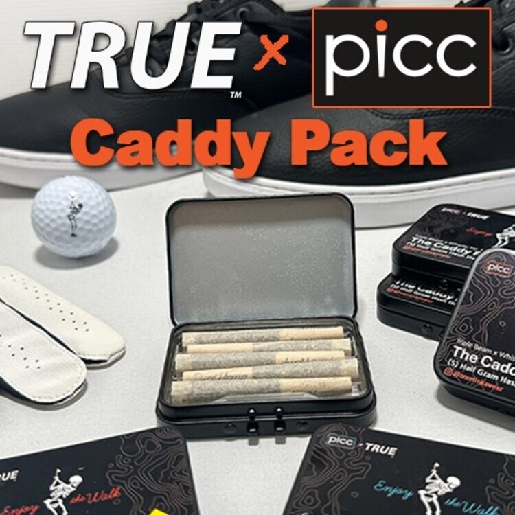 Photograph of product: CADDY Rosin Infused Pre-Roll 5pk 2.5g - Sleepytime OG & Dark Rainbow