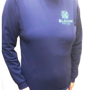 Photograph of product: Navy Blue Bloom Long Sleeve | XS | Bloom Brand