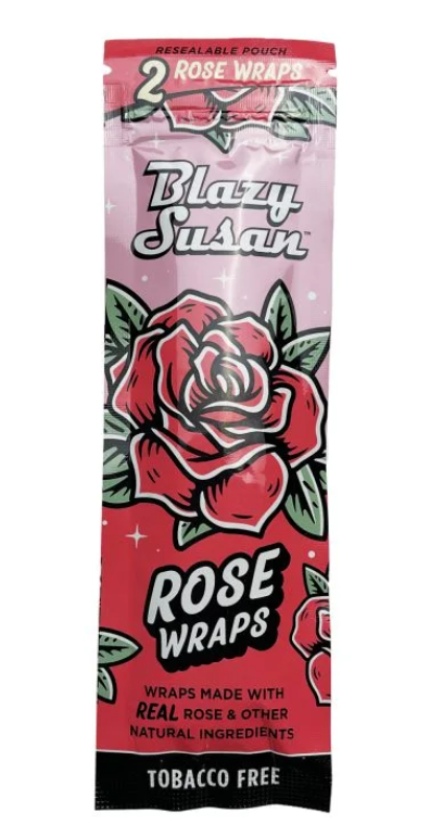 Photograph of product: Blazy Susan | Rose Wraps | 2pk | Vegan | Pink