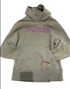 Photograph of product: Ripped Dazed Hoodie - Small