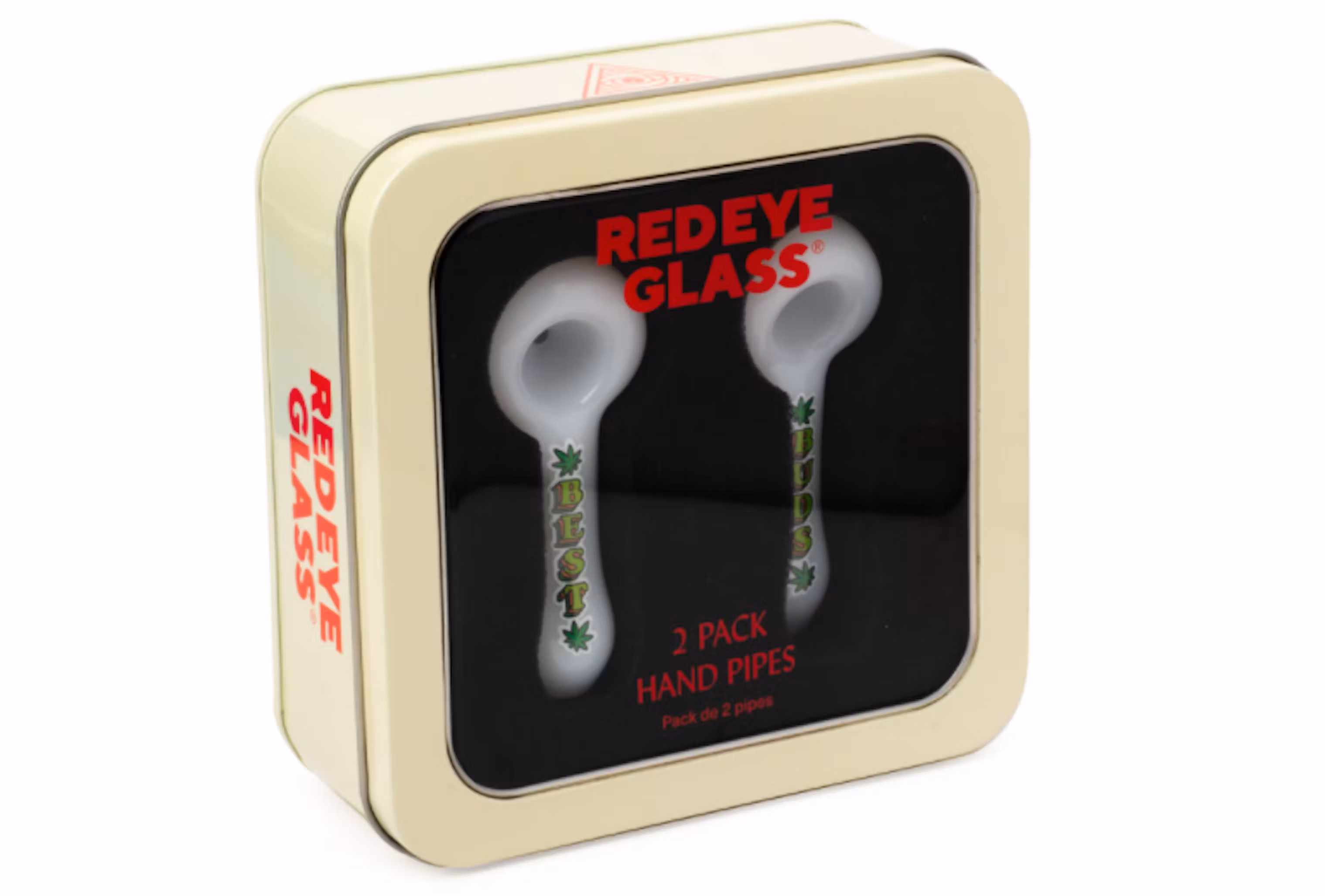 Photograph of product: Red Eye Glass 3.75" Best Buds 2pk Hand Pipes