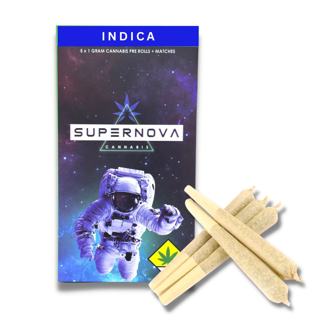 Photograph of Product: Bubba Fire Preroll 5pk (Supernova)