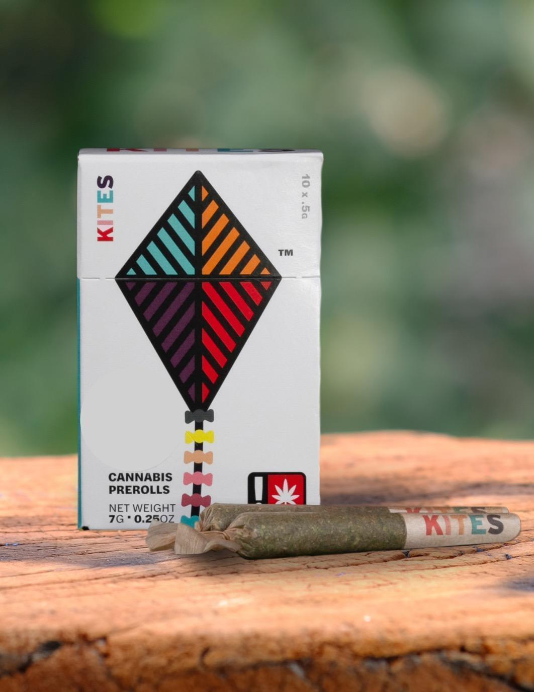 Photograph of product: Kites White Chocolate Chip Preroll 10 Pack