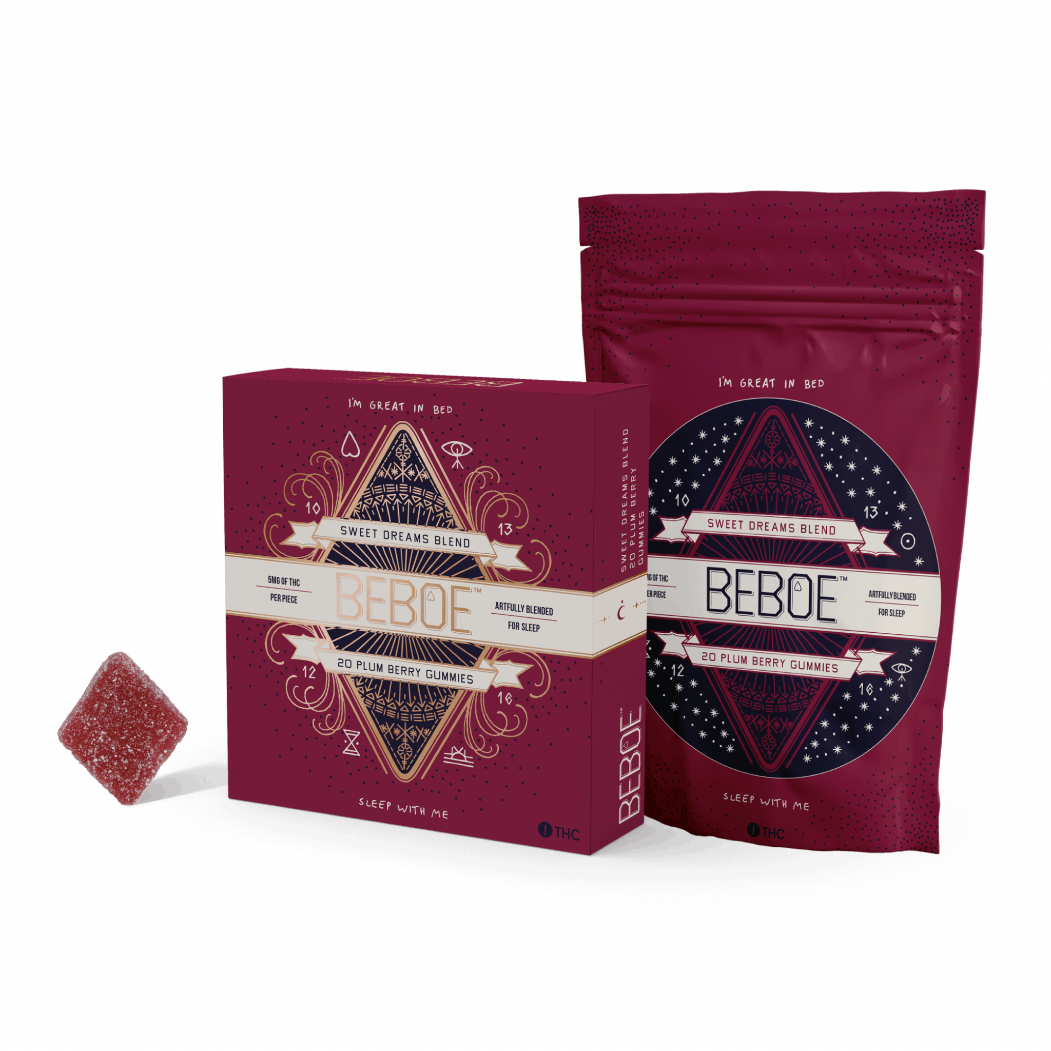 Photograph of product: RASBERRY PLUM | SWEET DREAMS | 5:1 TH-oui:CBN