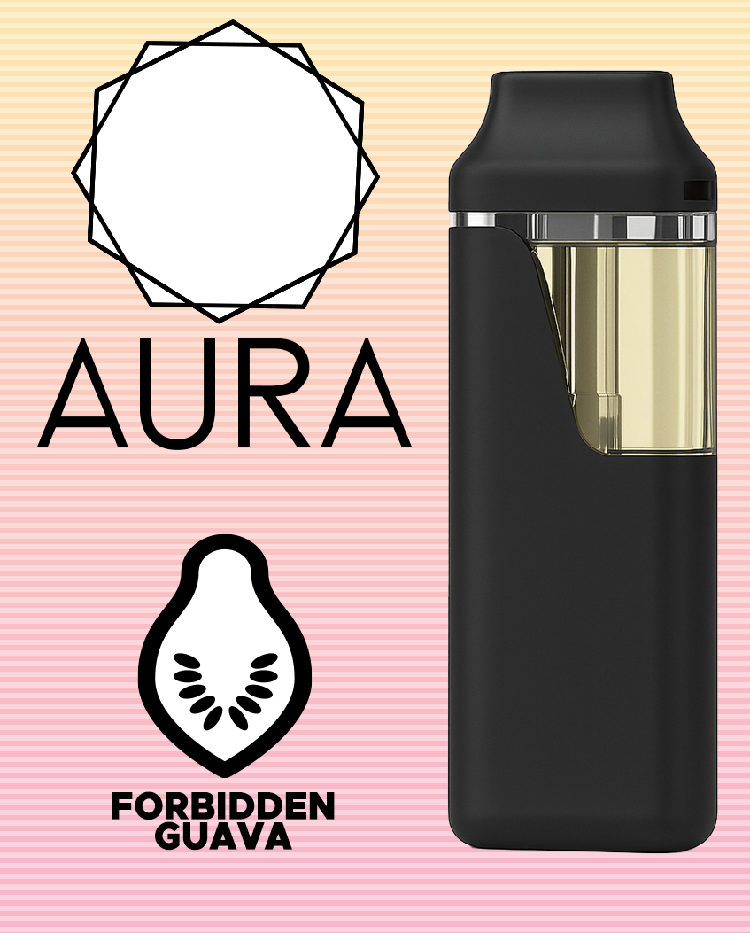 Photograph of product: Forbidden Guava 1g Cured Resin Disposable Vape