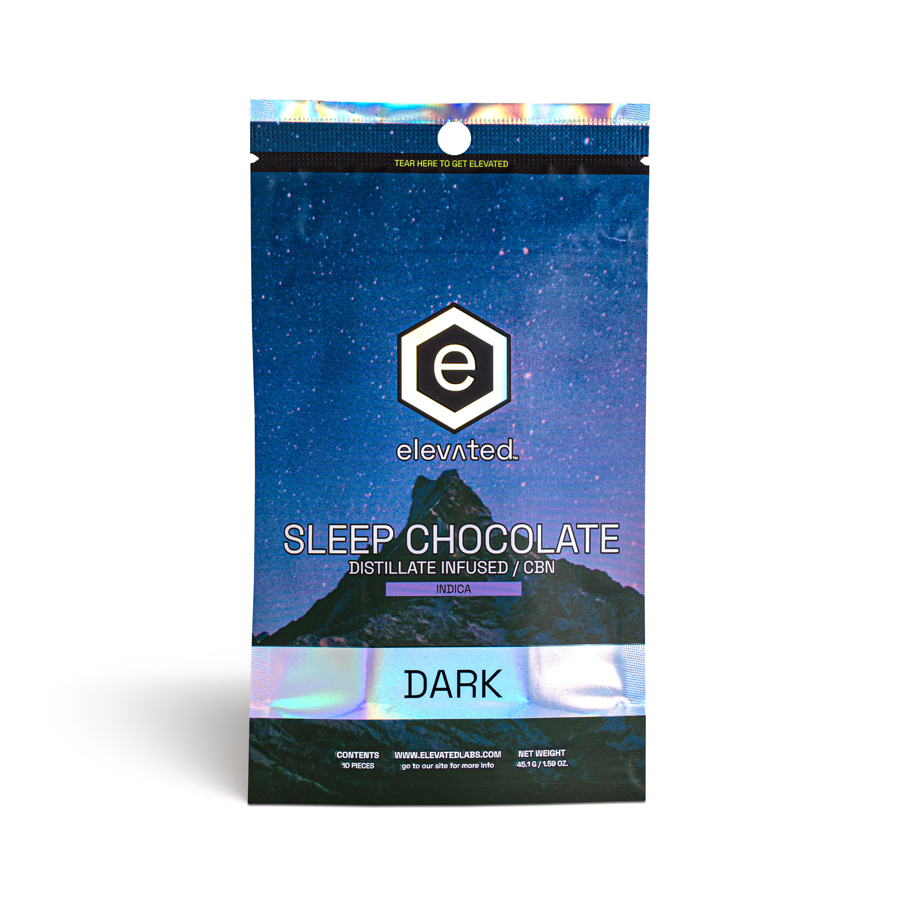 Photograph of product: Dark Chocolate Sleep Bar - 100mg
