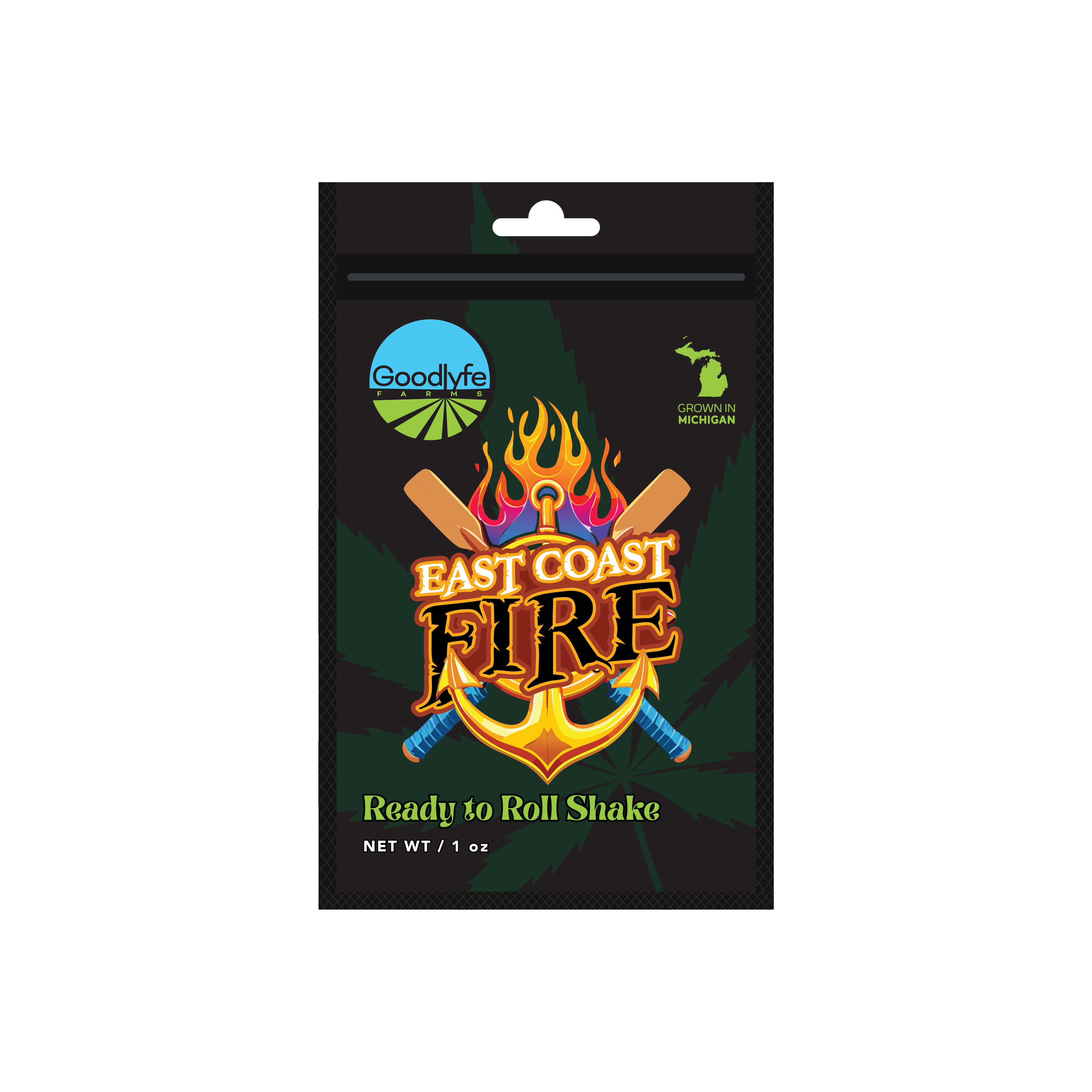 Photograph of product: Goodlyfe - 28g Prepack Shake - East Coast Fire