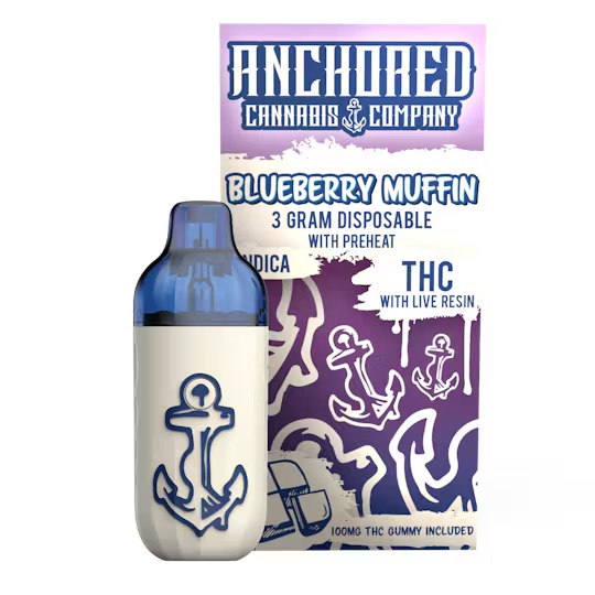 Photograph of product: Blueberry Muffin - Anchored Disposable