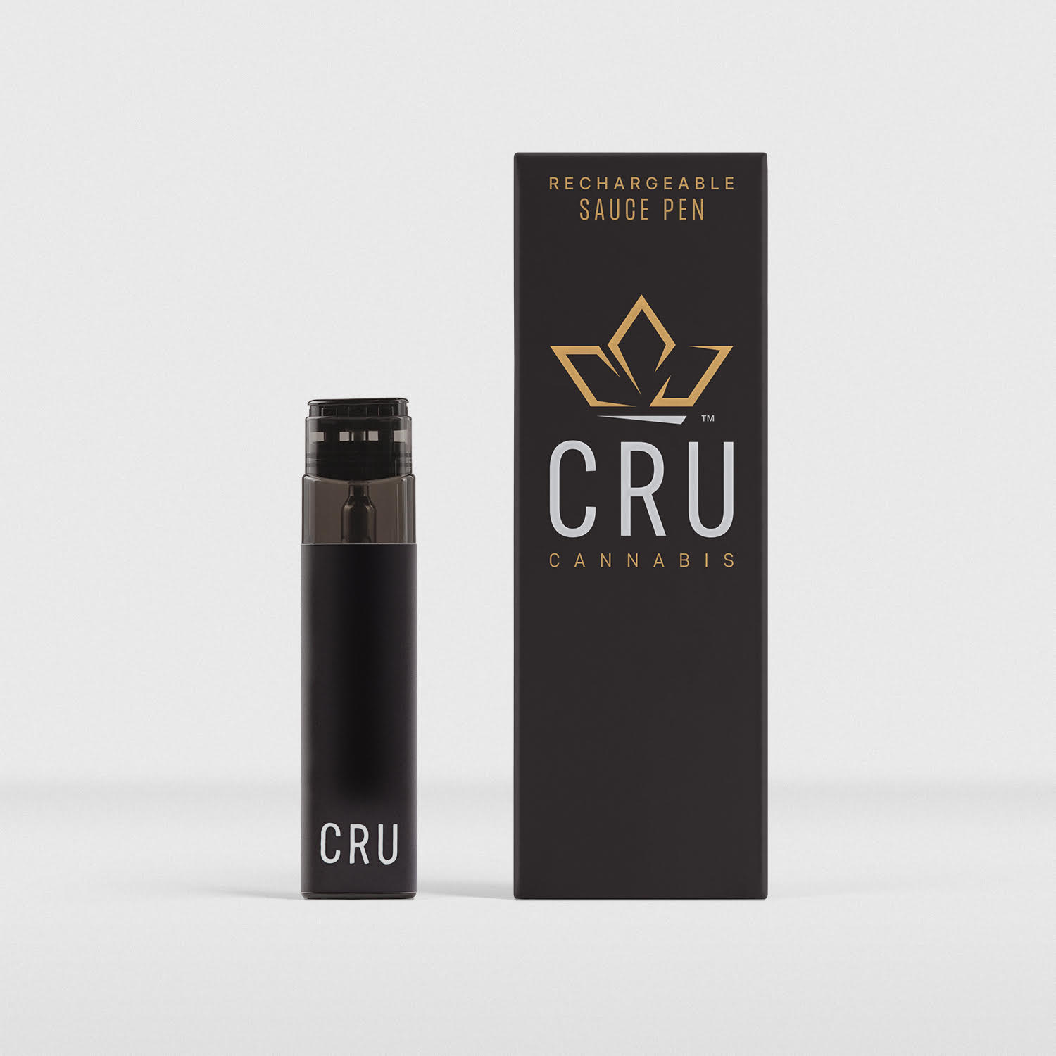 Photograph of product: CRU Vape (Live Resin, Liquid Diamonds) Sauce Pen Disposable, - Cherry Slushie, Oui'd