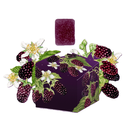 Photograph of product: Boysenberry 1:1:1 Oui'd Gummies 100mg [E32]