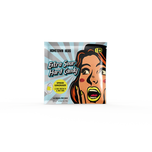 Photograph of product: Spiked Lemonade Extra Sour Hard Candy