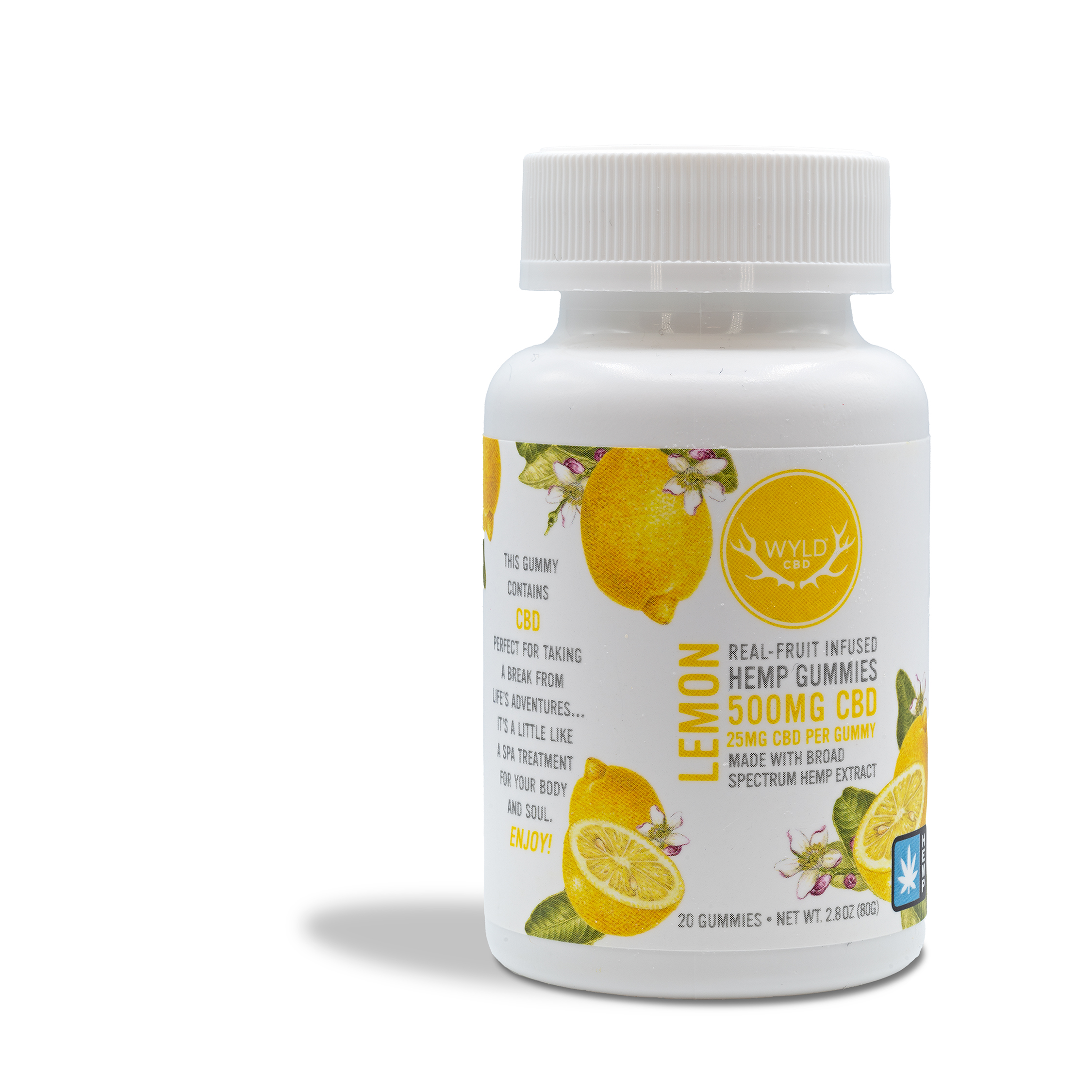 Photograph of product: Wyld - Lemon CBD Gummies - 2.8oz