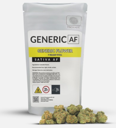 Photograph of product: Generic AF | Flower | Oui'd AF (Mandarin Jack) | 14g