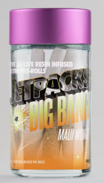 Photograph of product: Jetpacks 5pk Infused  Prerolls | Maui Waui