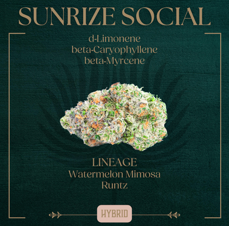 Photograph of product: 3.5g | Sunrize Social