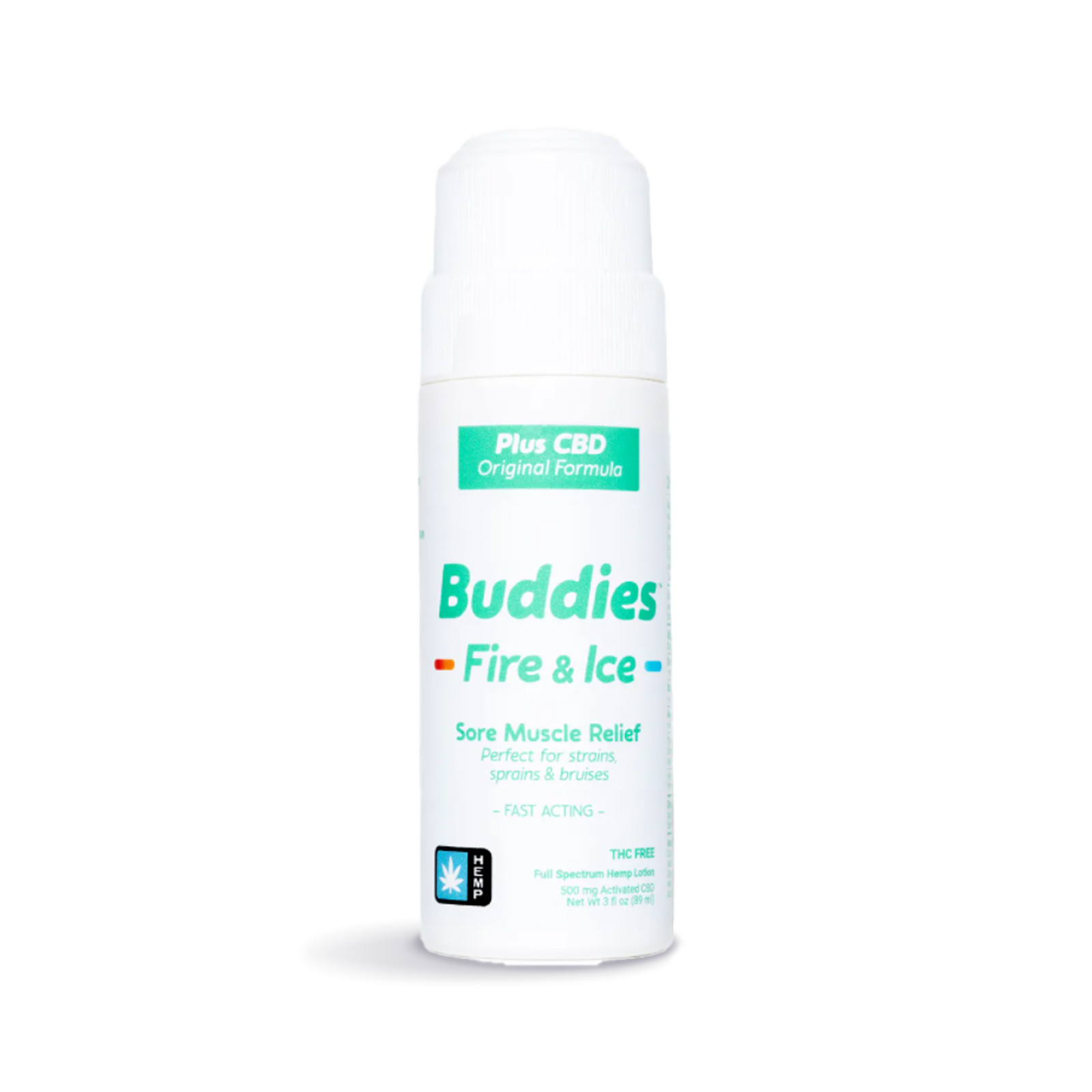 Photograph of product: Fire & Ice | Roller Bottle | 3oz | 1:1 TH-oui/CBD