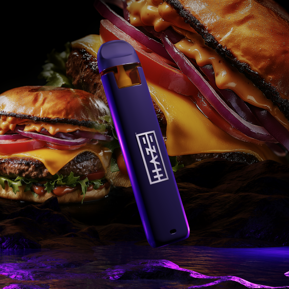 Photograph of product: Haze Donny Burger (H) Live Rosin Disposable Vape 0.5g