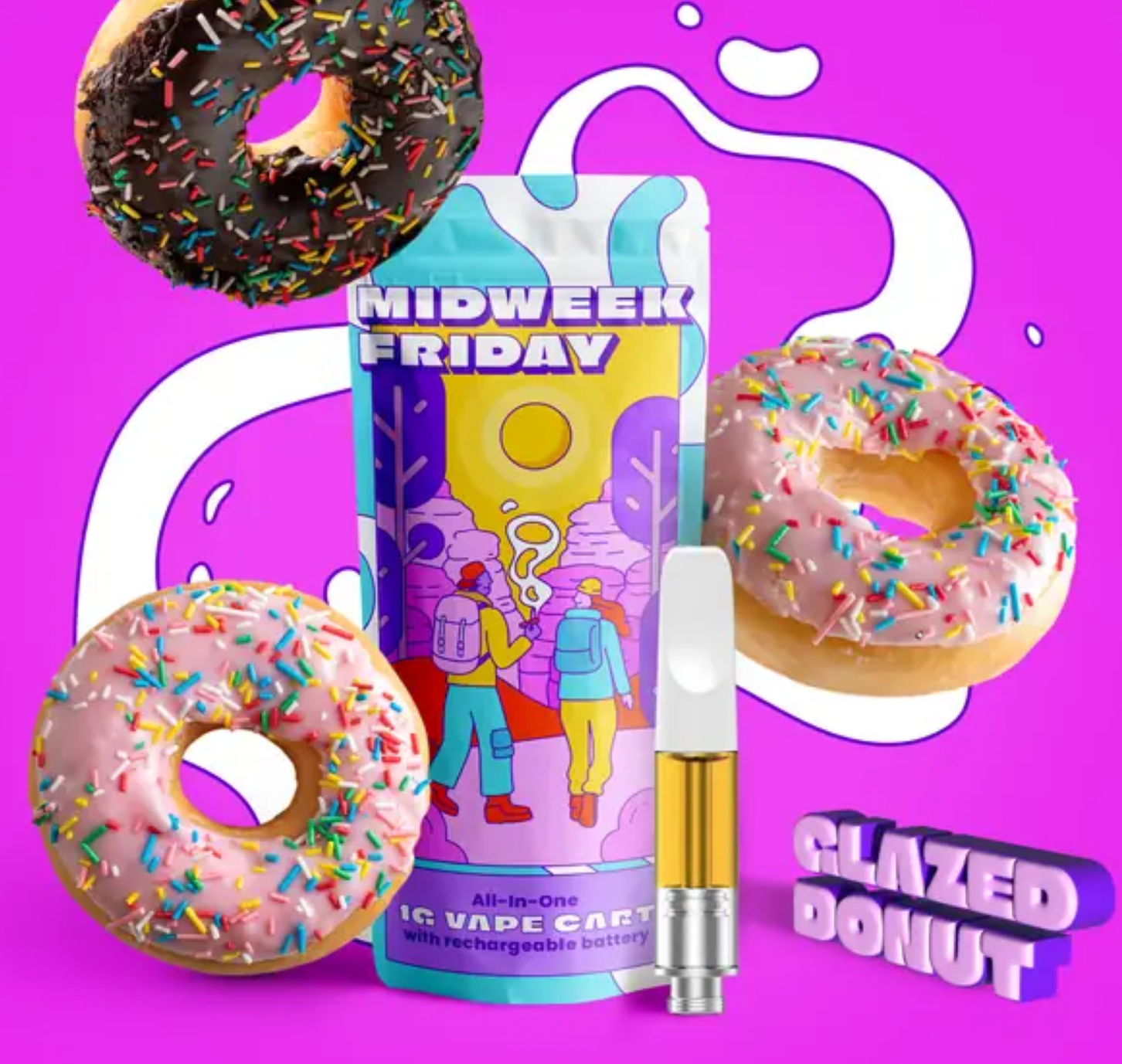 Photograph of product: MWF - Cartridge Glazed Donut - 1g