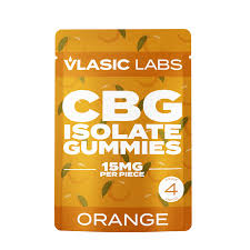 Photograph of Product: Vlasic | Orange | 60mg Broad Spectrum CBG 4pk Gummies