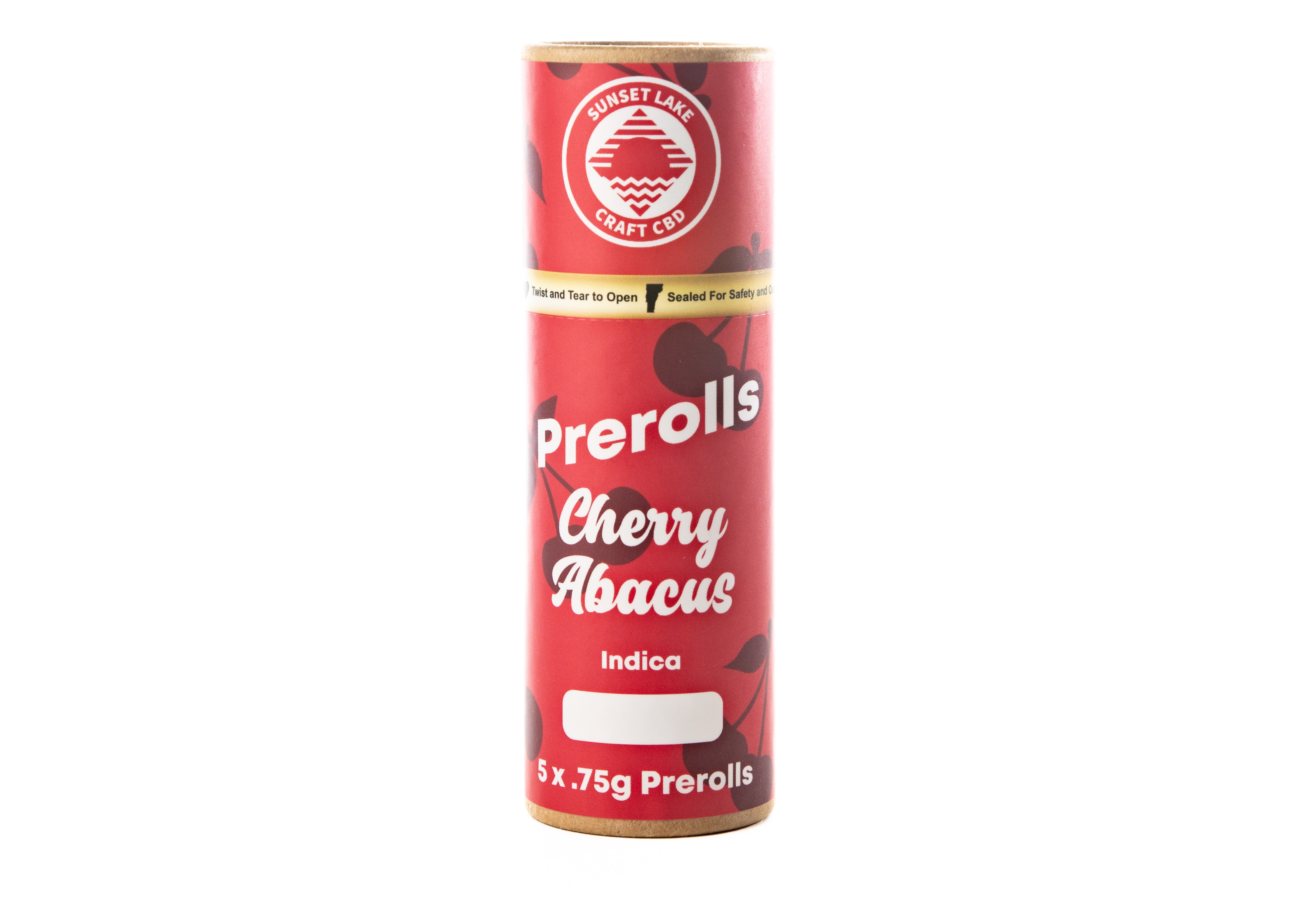 Photograph of product: SL CBD | Cherry Abacus Prerolls | 5PK