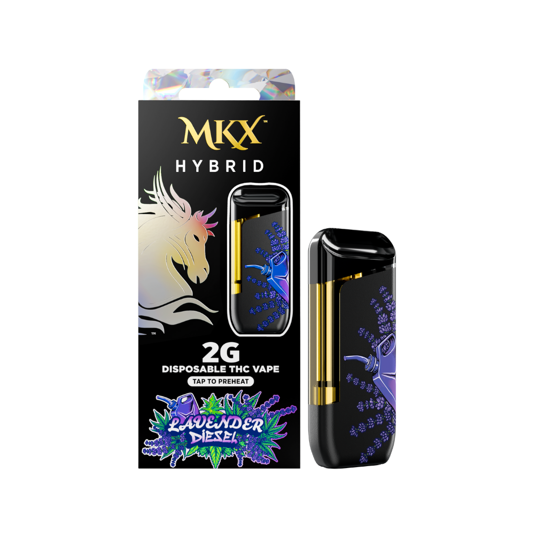 Photograph of product: 2g MKX - Lavender Diesel Disposable - Hybrid