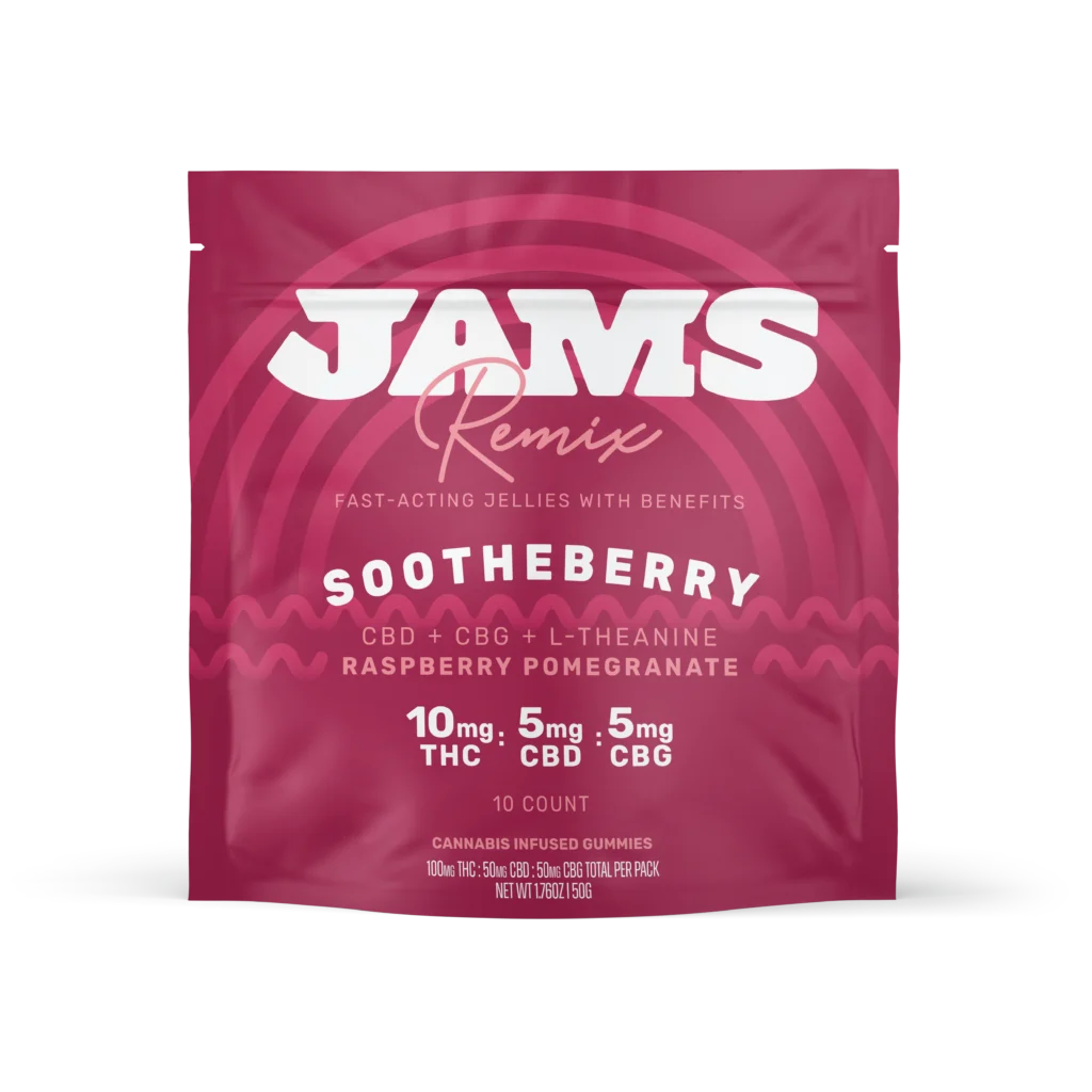 Photograph of product: 100mg - Sootheberry [10:5:5 TH-oui:CBD:CBG]